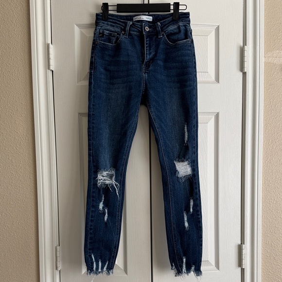 KanCan Denim - KanCan Dark Blue Distressed Women’s Jeans